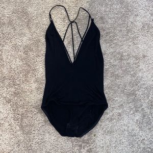 Urban Outfitters, no back, black bodysuit